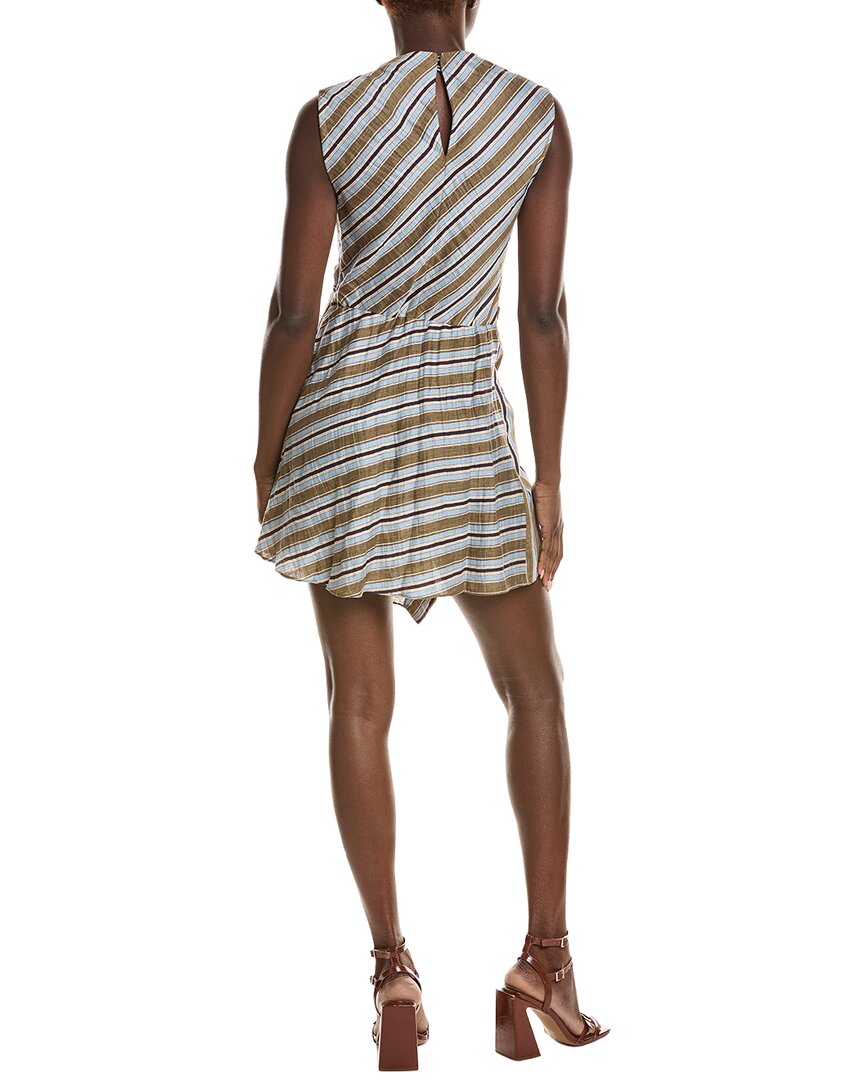 A.L.C. Dion Linen-Blend Mini Dress