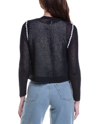 Nic+Zoe Mesh Tie Cardigan