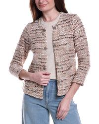 Nic+Zoe Tonal Mix Knit Jacket