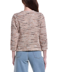 Nic+Zoe Tonal Mix Knit Jacket