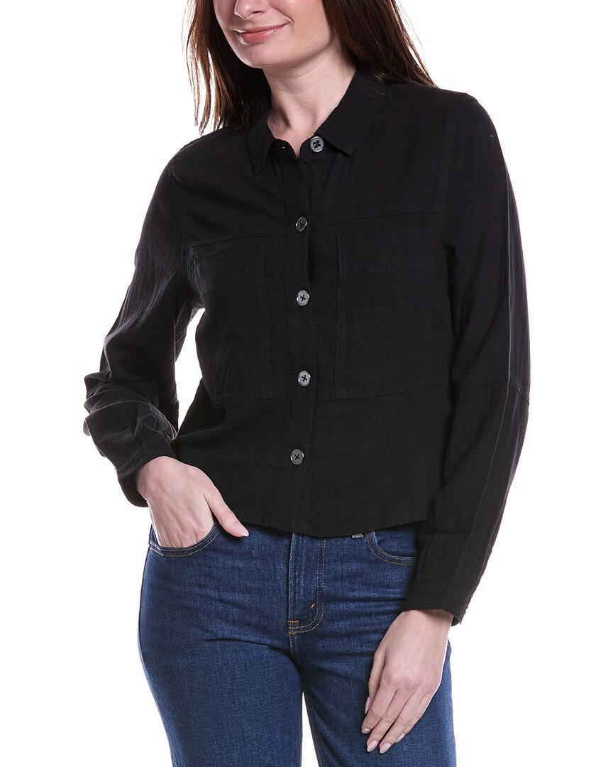 Nic+Zoe Rumba Linen-Blend Pocket Jacket
