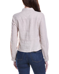 Nic+Zoe Rumba Linen-Blend Pocket Jacket