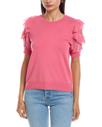 Nanette Nanette Lepore Ruffle Sleeve Top