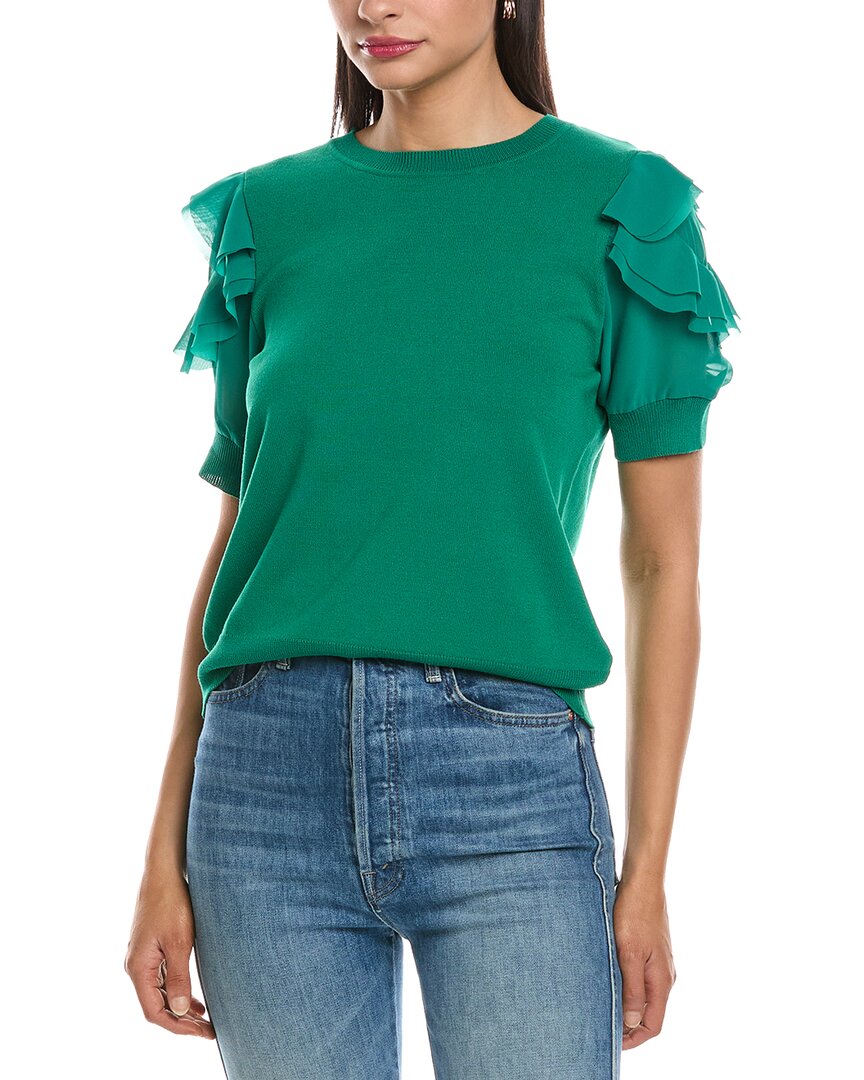 Nanette Nanette Lepore Ruffle Sleeve Top