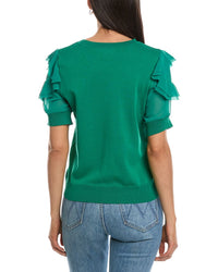 Nanette Nanette Lepore Ruffle Sleeve Top