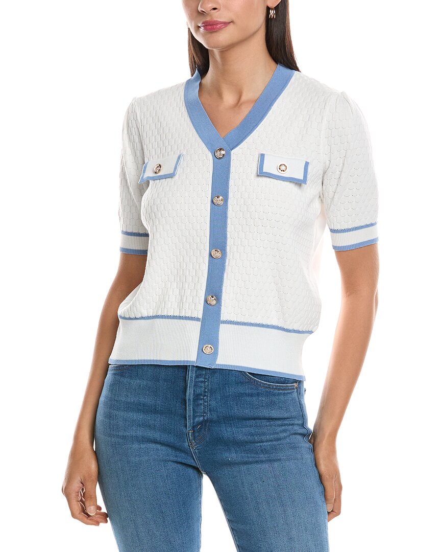Nanette Nanette Lepore Short Sleeve Cardigan Top