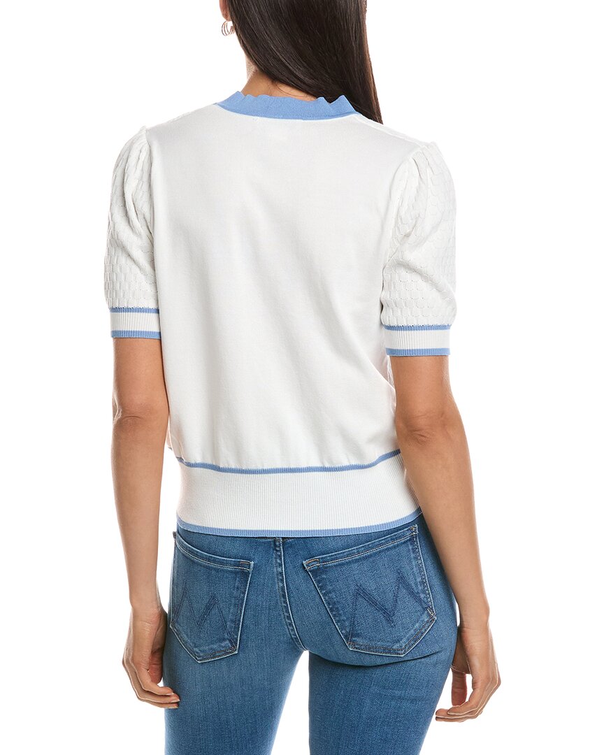 Nanette Nanette Lepore Short Sleeve Cardigan Top