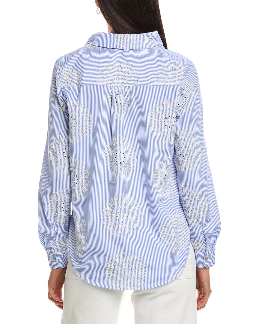 Nanette Nanette Lepore Long Sleeve Embroidered Shirt