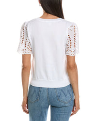 Nanette Nanette Lepore Eyelet Sleeve Blouse