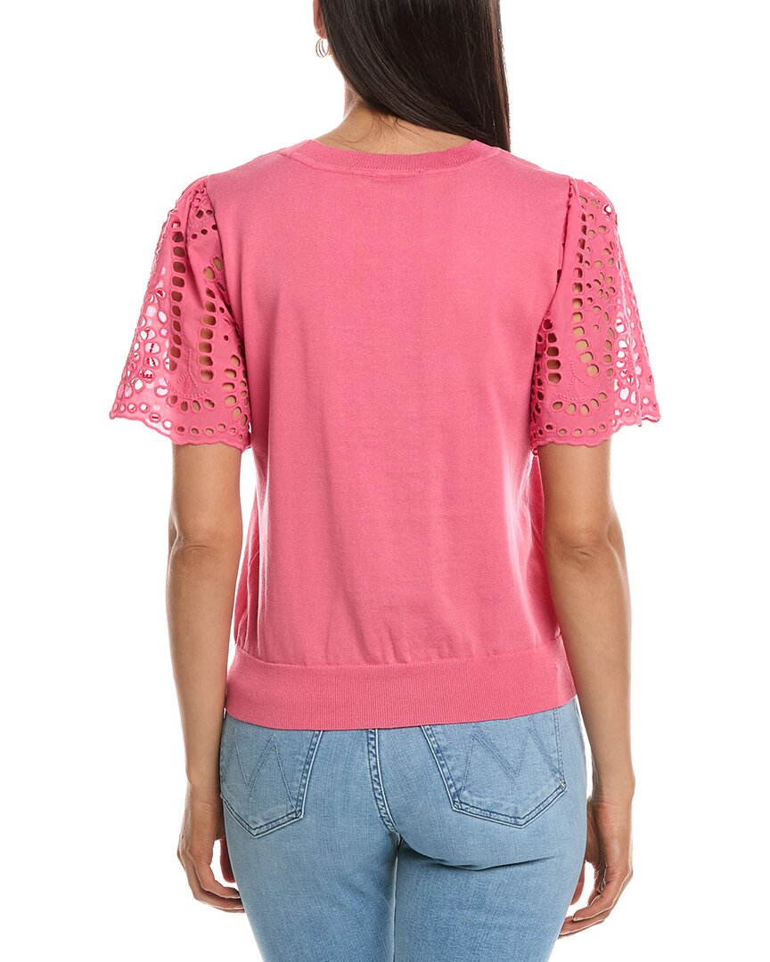 Nanette Nanette Lepore Eyelet Sleeve Blouse