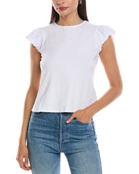 Nanette Nanette Lepore Ruffle Sleeve Top