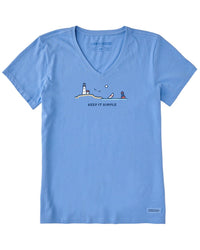 Life is Good® Life Is Good® Crusher V-Neck T-Shirt