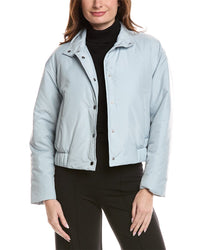 Lafayette 148 New York Stand Collar Puffer Coat