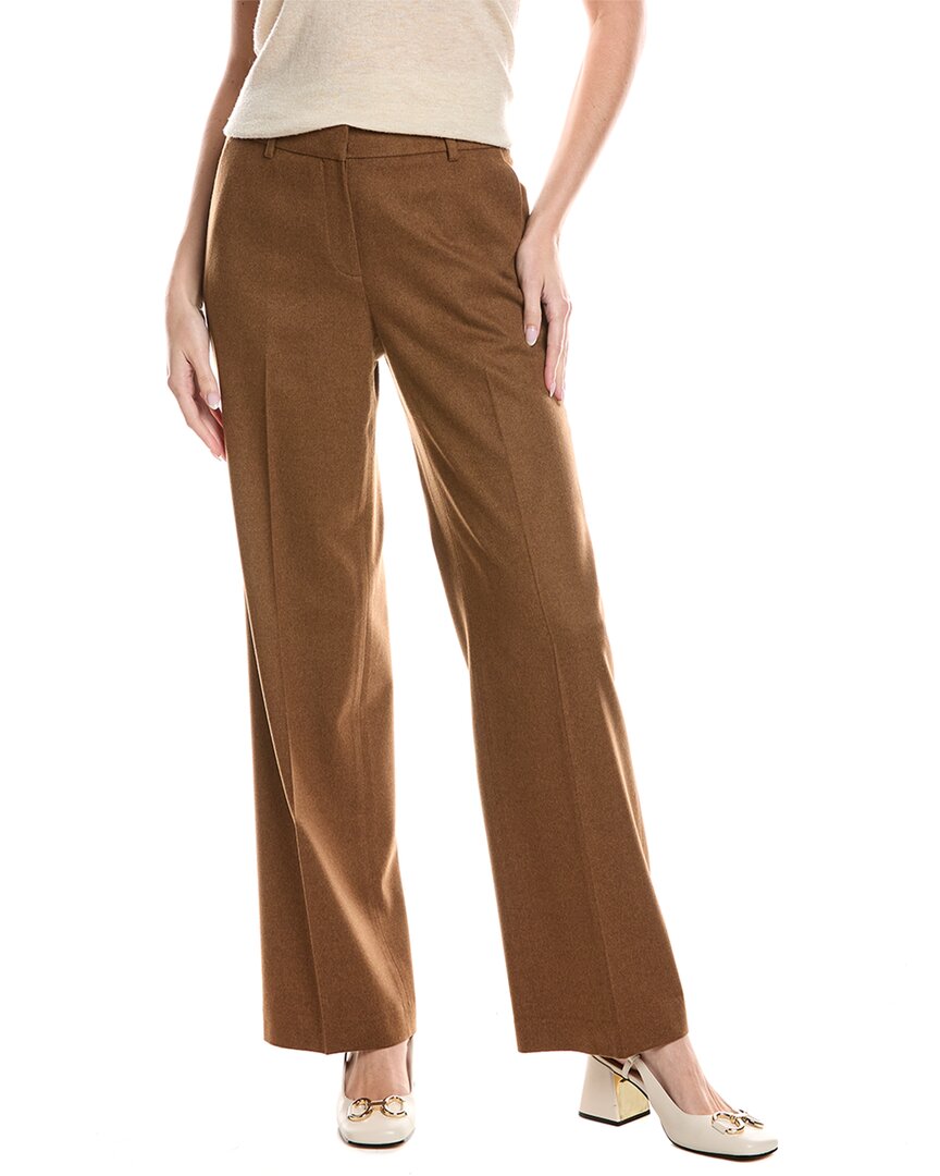 Lafayette 148 New York Gates Full Leg Wool & Cashmere-Blend Pant