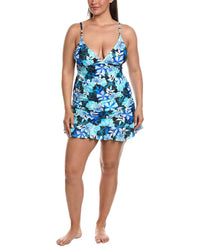 Nicole Miller Nicole Miller 2Pc Skirt & Tankini Set