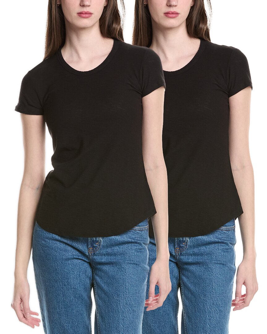 James Perse 2Pk Crew Shirt