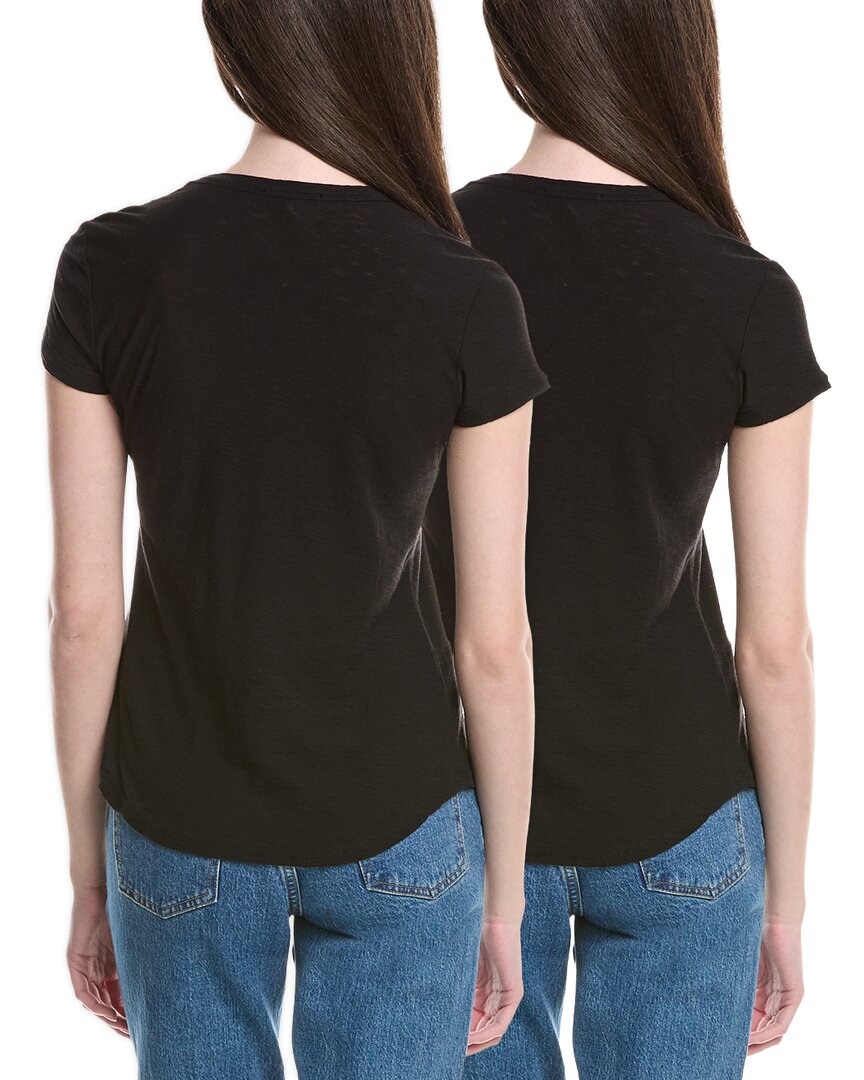 James Perse 2Pk Crew Shirt