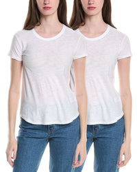 James Perse 2Pk Crew Shirt