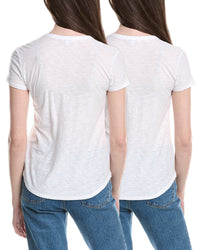 James Perse 2Pk Crew Shirt