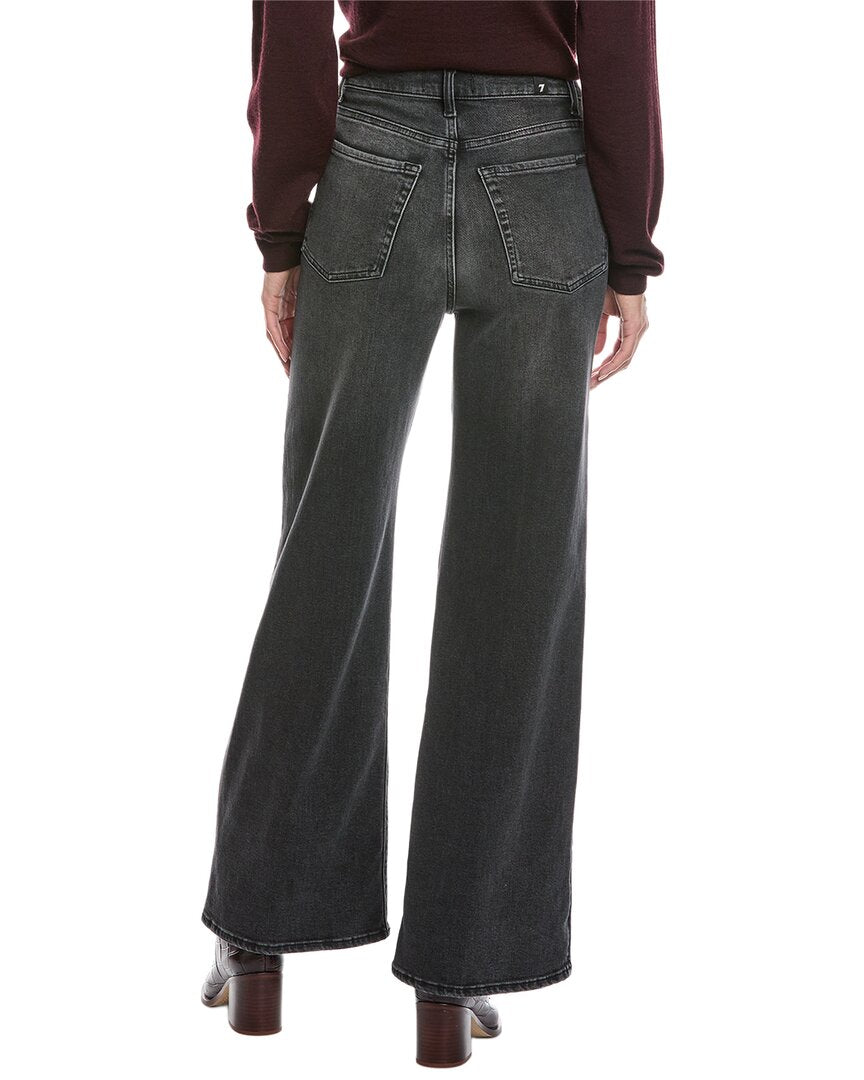7 For All Mankind Ultra High-Rise Bottomline Wide Leg Jean