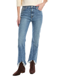 7 For All Mankind High-Rise Slim Kick Greta Ankle Crop Jean