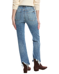 7 For All Mankind High-Rise Slim Kick Greta Ankle Crop Jean