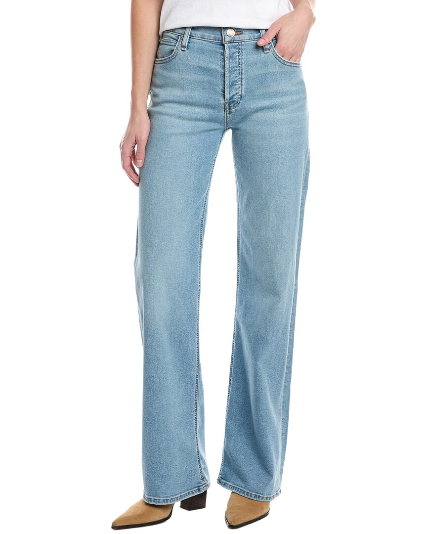 Hudson Jeans Rose High-Rise Oak Wide Leg Jean