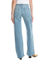 Hudson Jeans Rose High-Rise Oak Wide Leg Jean