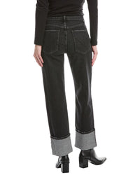 Hudson Jeans Remi High-Rise Washed Black Ankle Jean