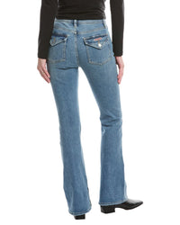 Hudson Jeans Barbara High-Rise Reflection Bootcut Jean