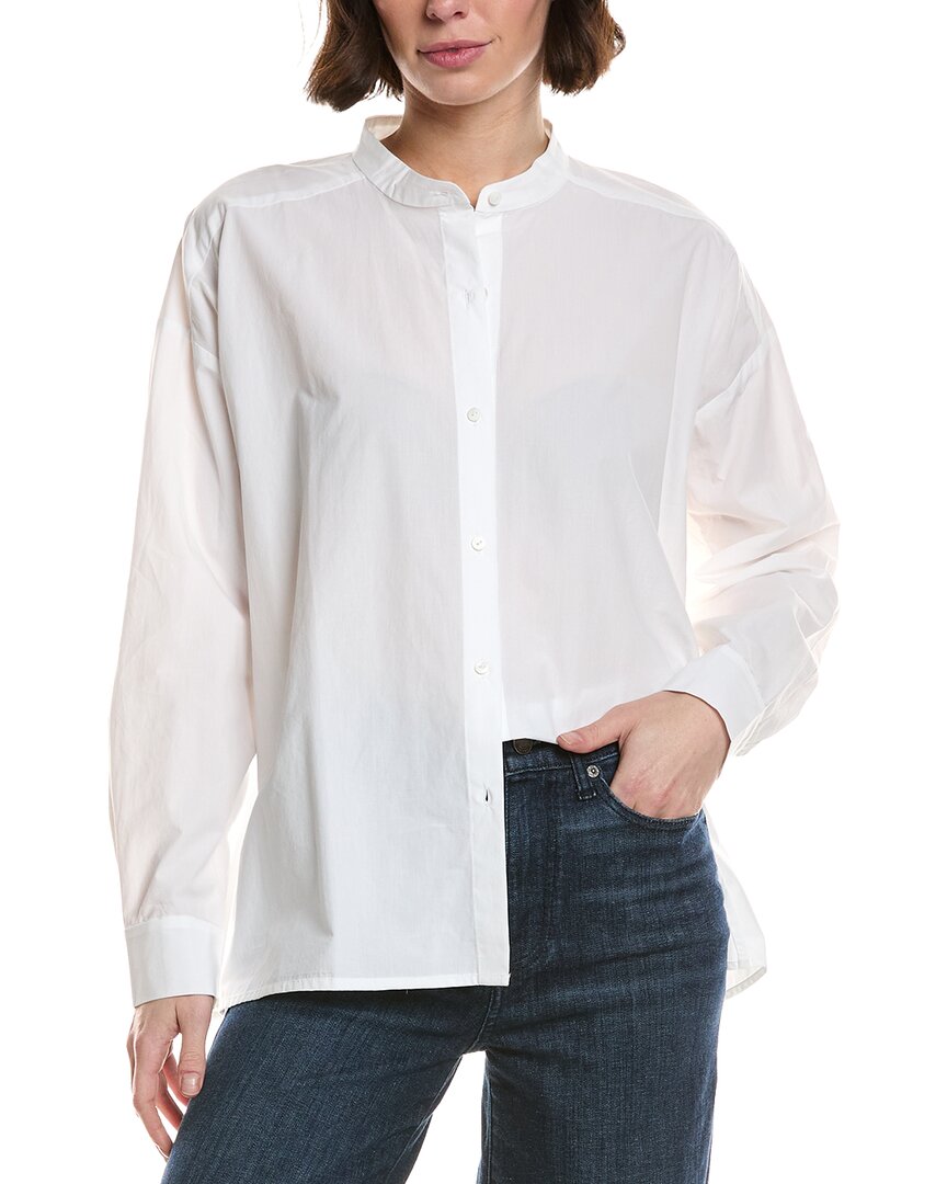 EILEEN FISHER Eileen Fisher Mandarin Collar Shirt