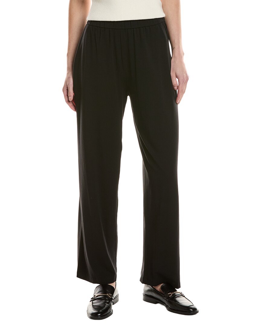 Eileen Fisher Straight Ankle Pleated Pant