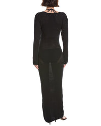 La Porte Crochet Maxi Dress