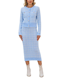 Nino Balcutti 2Pc Cardigan & Skirt Set