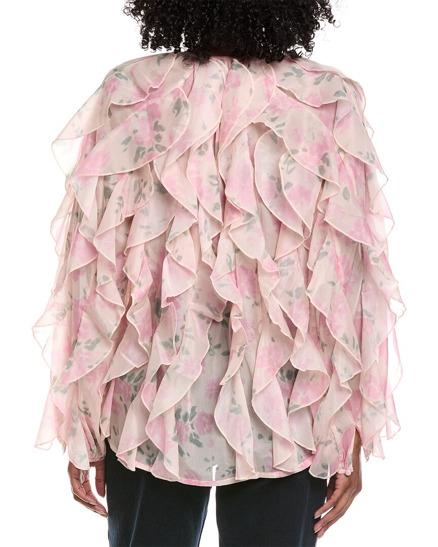 Colette Rose Ruffle Blouse