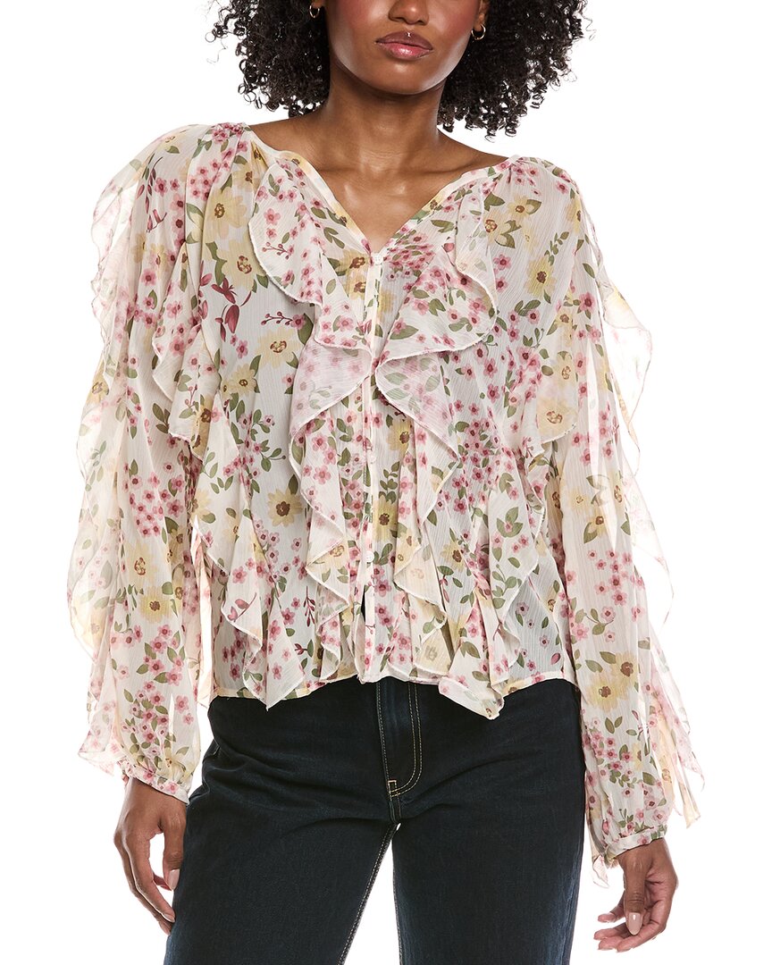 Colette Rose Ruffle Blouse