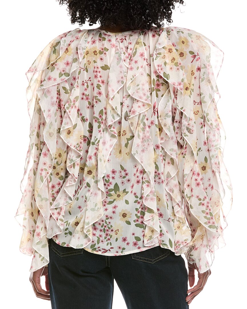 Colette Rose Ruffle Blouse