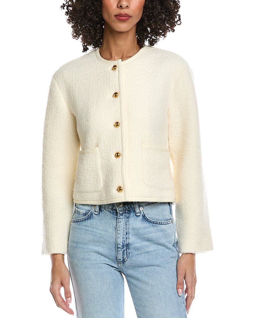 Reveriee Joe Wool-Blend Cropped Jacket