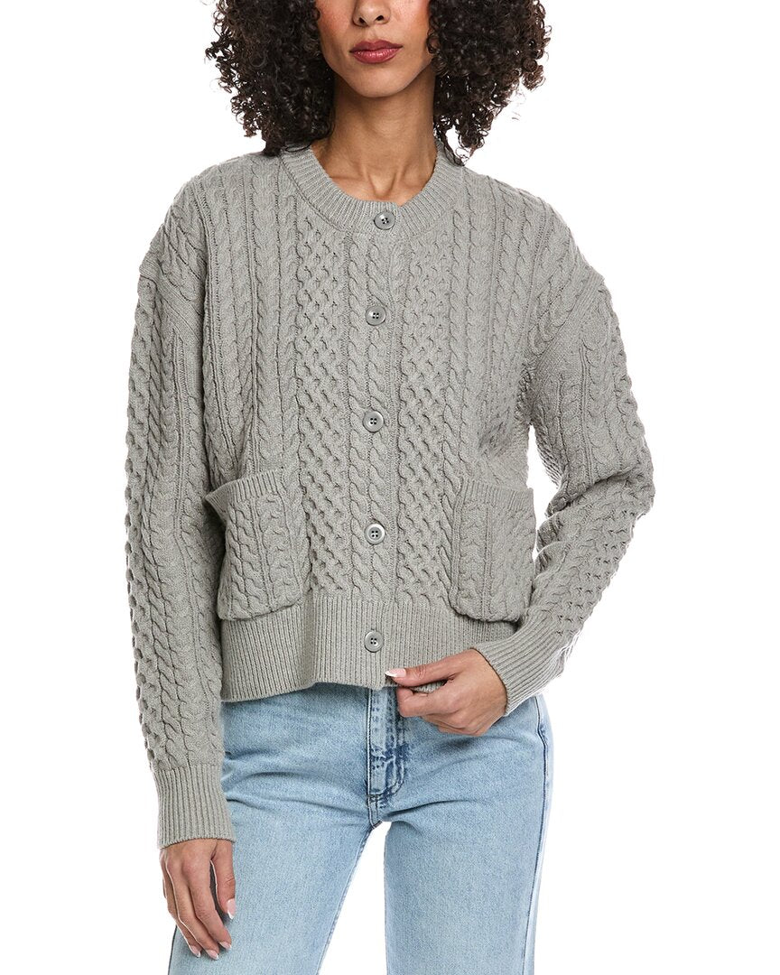 Reveriee Cable Knit Cardigan