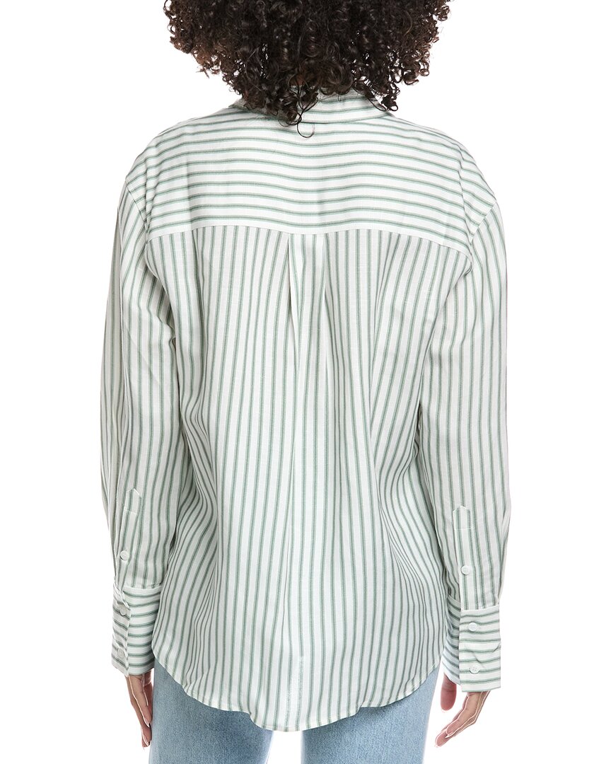 Reveriee Linen-Blend Tisbury Button Shirt