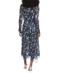Ramy Brook Tatia Silk-Blend Midi Dress