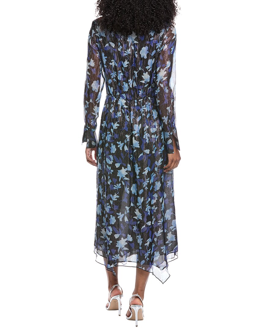 Ramy Brook Tatia Silk-Blend Midi Dress