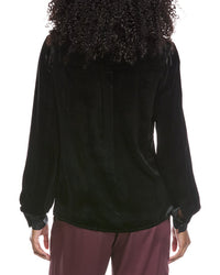 Ramy Brook Ramona Velvet Silk-Blend Shirt