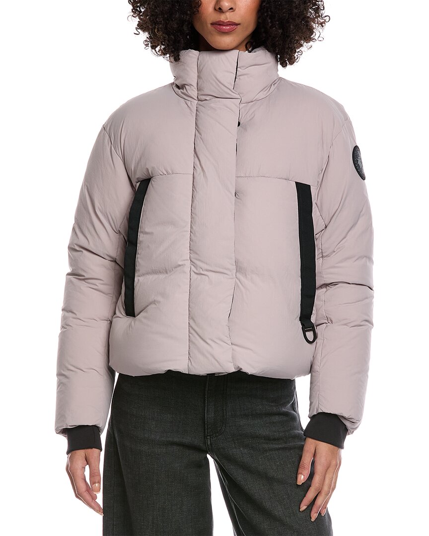 Canada Goose Junction Cropped Black Label Puffer Coat