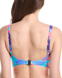 Sea Level Australia Paintball Tie Front Crop Top