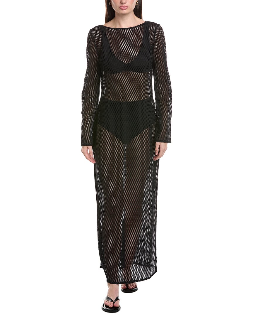 Sea Level Australia Surf Mesh Cover-Up Long Dress