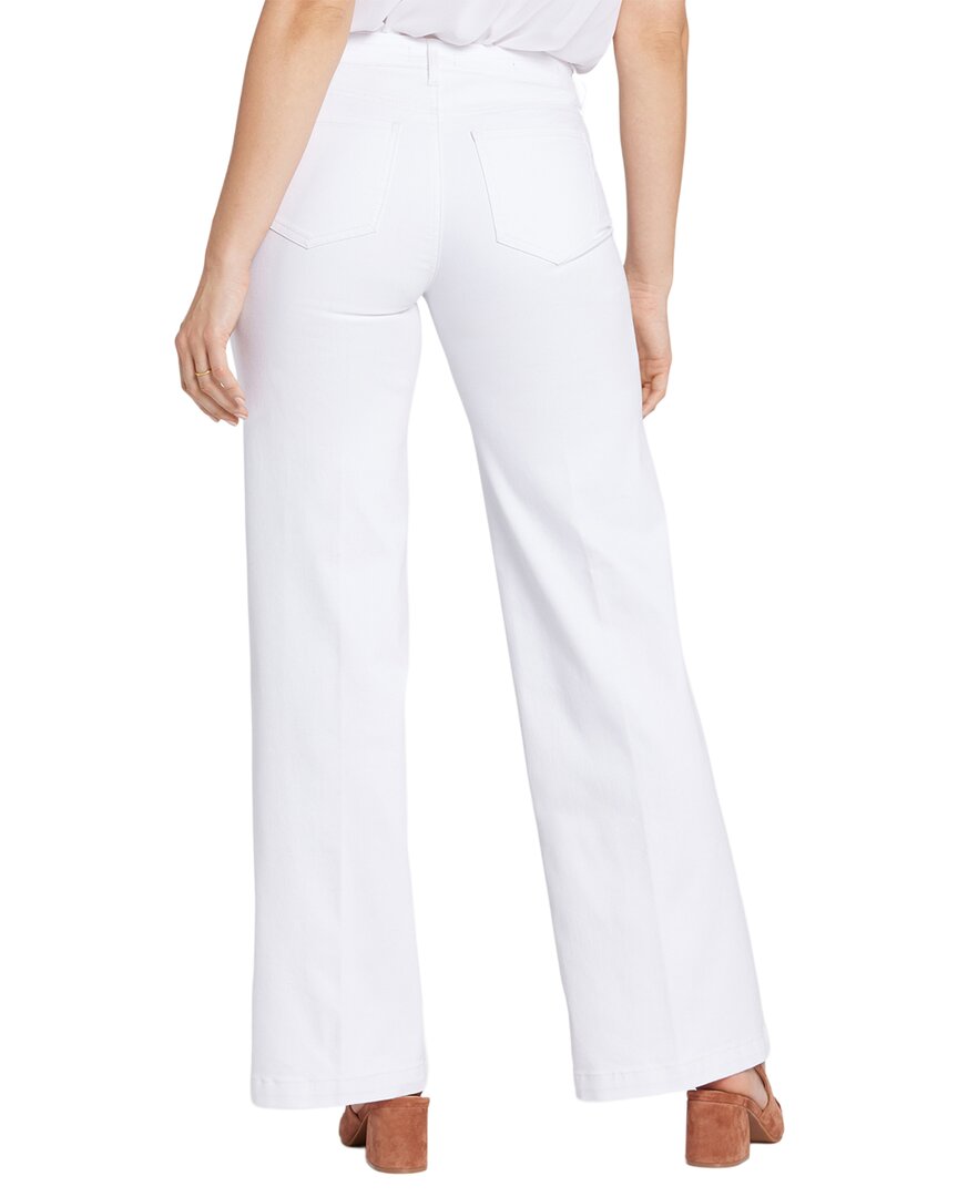 Nydj Teresa Optic White Wide Leg Jean