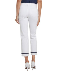 Nydj Marilyn Optic White Ankle Crop Jean
