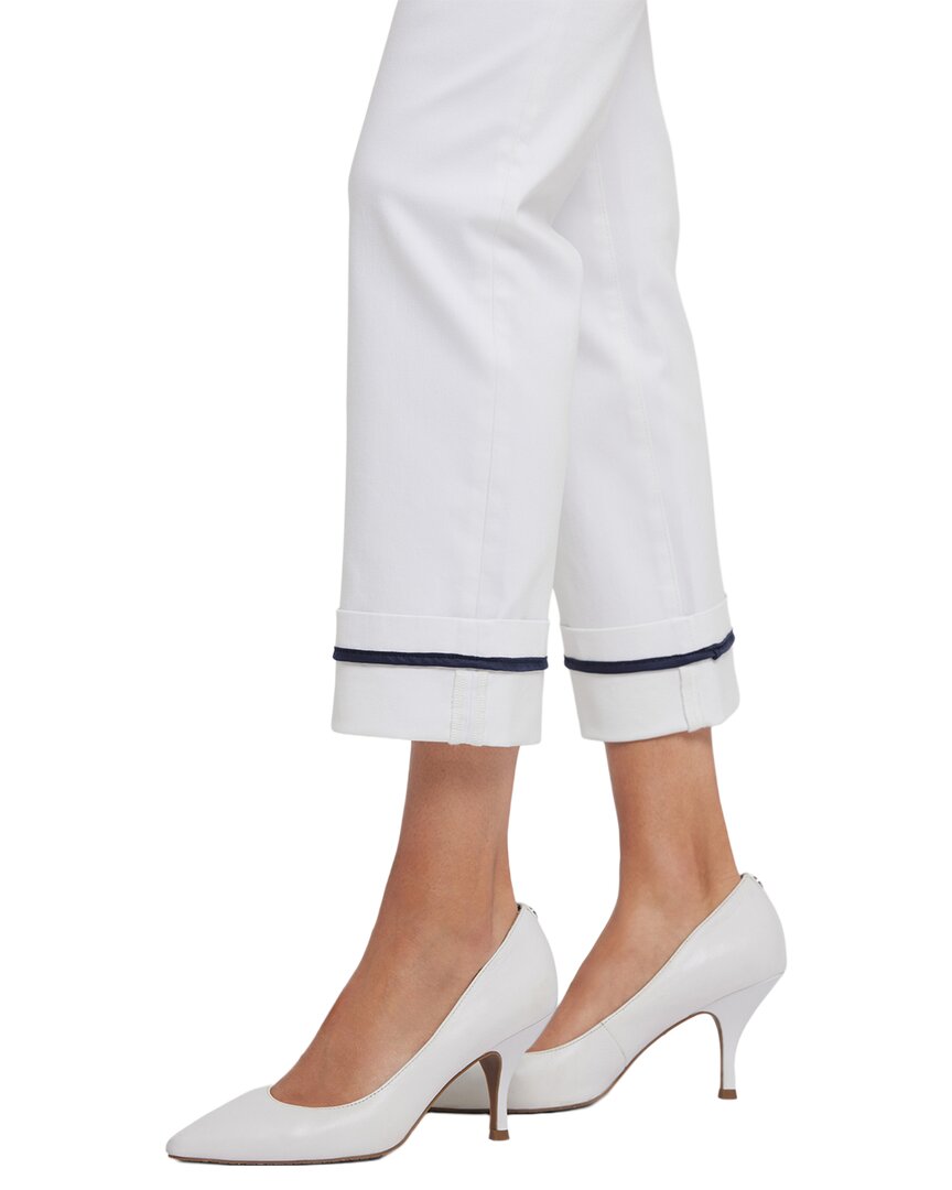 Nydj Marilyn Optic White Ankle Crop Jean