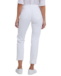 Nydj Sheri Optic White Ankle Crop Jean